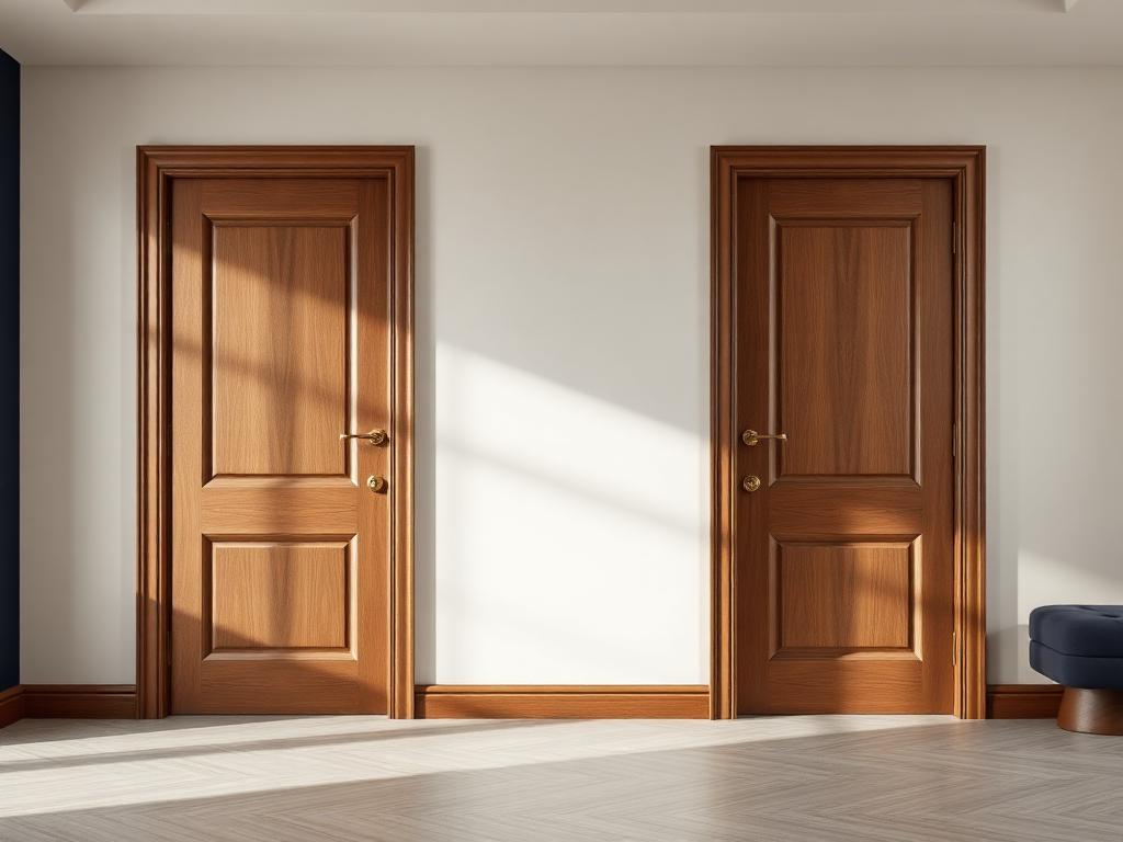 porte interne in legno con posa a regola d'arte